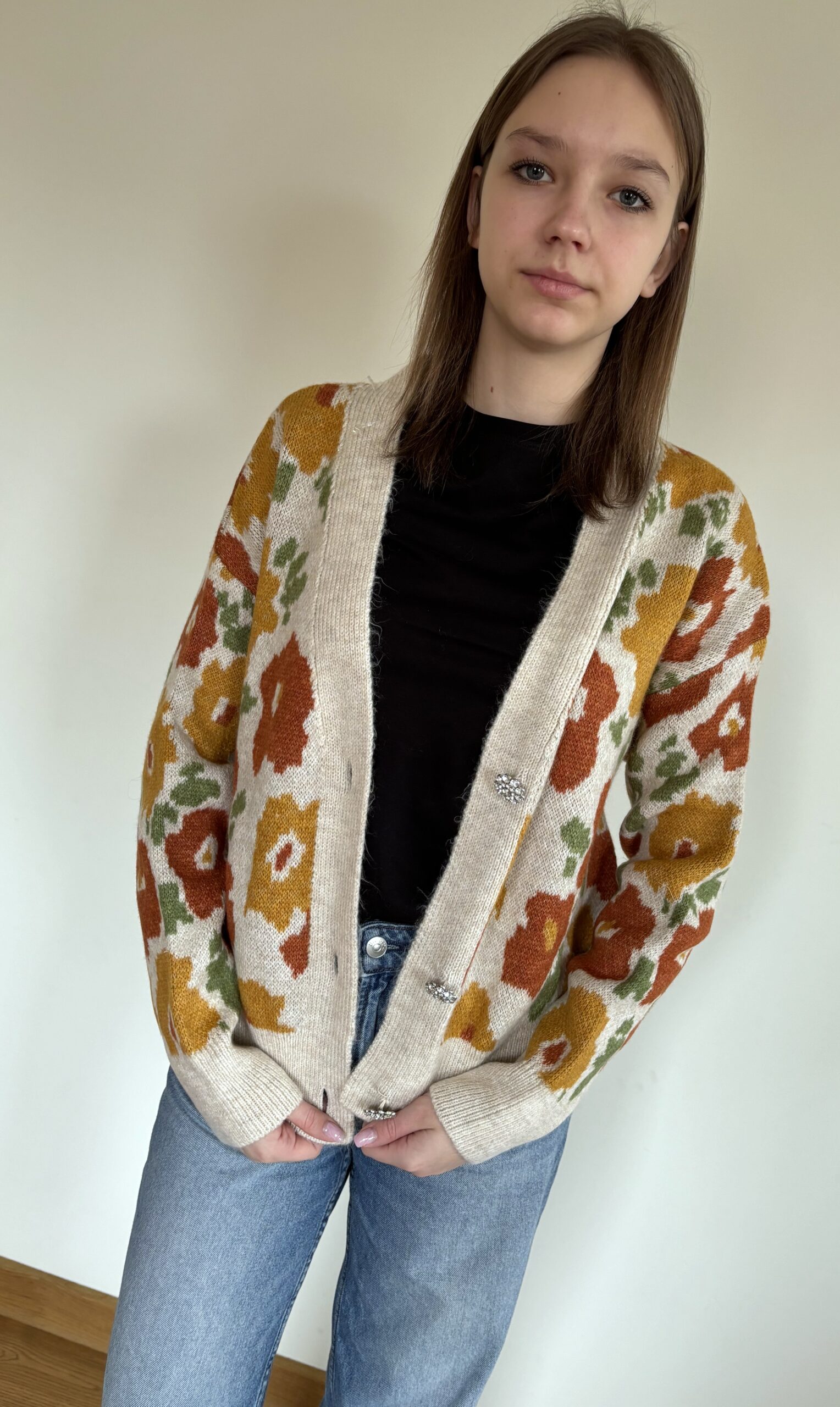 Sweter Flowers - obrazek 4